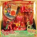 My little Pony - Ponyville - Theme Set - Birthday - with Rainbow Dash & Bunches-O-Fun & a lot of accessories