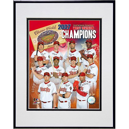 Buy Photofile Arizona Diamondbacks - N.L. West Champions Composite - Matted 8x10 Photo in Aluminum... by Photo File