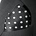 Royal Silk Black Polka Dot Silk Pocket Square 100% Silk - Full-Sized 16