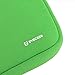 Evecase HP Stream 13 Sleeve Case, Portable Slim Neoprene Travel Carrying Sleeve Case Bag w/ Dual Handle and Accessory Pocket for HP Stream 13.3-14inch Laptop – Green