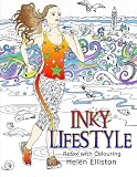 Inky Lifestyle: 50 anti-stress adult colouring book illustrations (Inky Colouring books) (Volume 6)