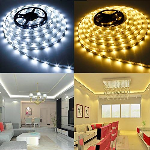 5M SMD 5050 Non-Waterproof 150 LED Strip Light 12V DC.