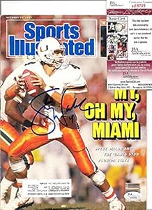Steve Walsh Signed Autographed Sports Illustrated W/jsa Cert. - Autographed NFL Magazines