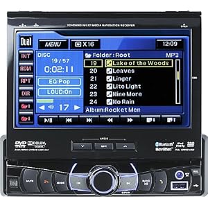 Dual XDVDN9131 4X50 watt AM/FM/DVD with 7-Inch Touch LCD/USB/SD/BT/NAV/iPod Multimedia Receiver (Black)