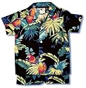 Jungle Parrots Boy's Hawaiian Aloha 2 Piece Cabana Set