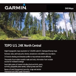 Garmin TOPO US 24K North Central Map (DVD)