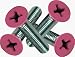 STANDARD PHILLIPS BOLT 1 inch PINK HEAD