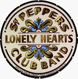 The Beatles - Sgt. Peppers Lonely Hearts Club Band Round Drum Logo - Sticker / Decal