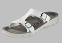 Alpro Slipper ''P 100'' aus Birko-Flor in basic weiss mit schmalem Fussbett