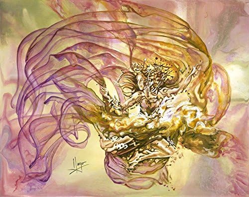 Original Figurative Contemporary Art Painting on Canvas 30"x24" - HOPE - is one of a kind, hand painted acrylic and oil by Karina Llergo art