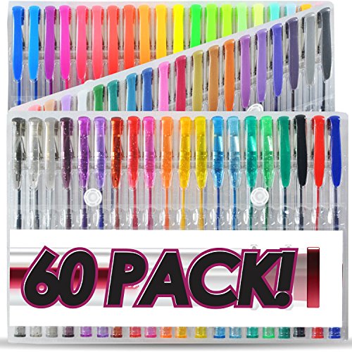 Top quality gel pens (pack of 60)