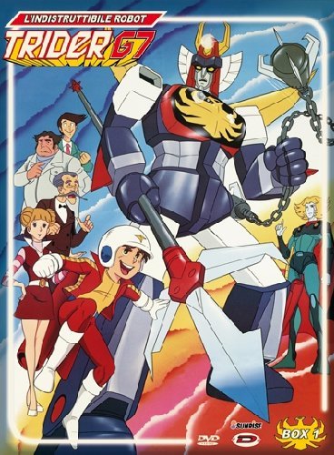 無敵ロボ トライダーG7 DVD Box 1 (第1～25話収録) L'Indistruttibile Robot Trider G7 - The Complete Series Box #01 (Eps 01-25) (5DVDs) [Italian Edition] Invincible Robot Trider G7