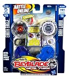 Hasbro Beyblade Metal Fusion High Performance Battle Tops Metal Wing Smash 2-Pack Set - Balance 145WD BB47A EARTH EAGLE with Face Bolt, Eagle Energy Ring, Earth Fusion Wheel, High Profile 145 Spin Track, Wide Defense WD Performance Tip and Balance ED145SD B106 DARK LIBRA with Face Bolt, Libra Energy Ring, Dark Fusion Wheel, Eternal Defense ED145 Spin Track, Semi-Defense SD Performance Tip Plus 2 Ripcord Launchers and 2 Online Codes