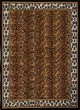 Home Dynamix Zone 56-502 Polypropylene 5-Feet 2-Inch by 7-Feet 4-Inch Area Rug, Black