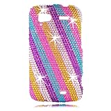 Talon 16117 Full Diamond Bling Phone Shell for HTC Sensation 4G (Rainbow) - ....