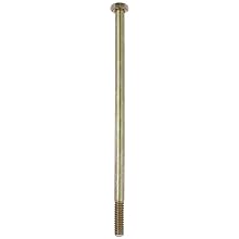 Carbon Steel Hex Bolt, Grade 5, Zinc Yellow-Chromate Plated Finish, External Hex Drive, Meets ASME B18.2.1, 6" Length, Partially Threaded, 1/4"-20 Threads, Imported (Pack of 50)