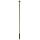 Carbon Steel Hex Bolt, Grade 5, Zinc Yellow-Chromate Plated Finish, External Hex Drive, Meets ASME B18.2.1, 6" Length, Partially Threaded, 1/4"-20 Threads, Imported (Pack of 50)