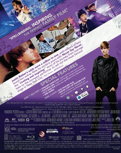 justin bieber never say justin bieber never say never dvd 3d. justin bieber never say