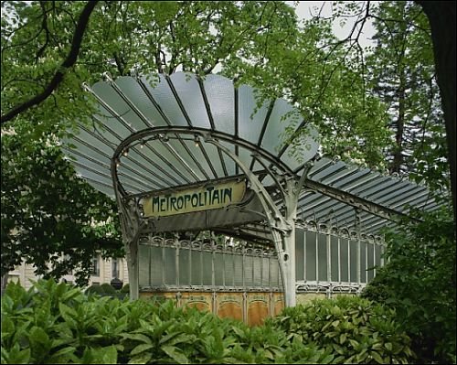 Photographic Prints of Art Nouveau Metro entrance, Paris, France, Europe from Robert Harding