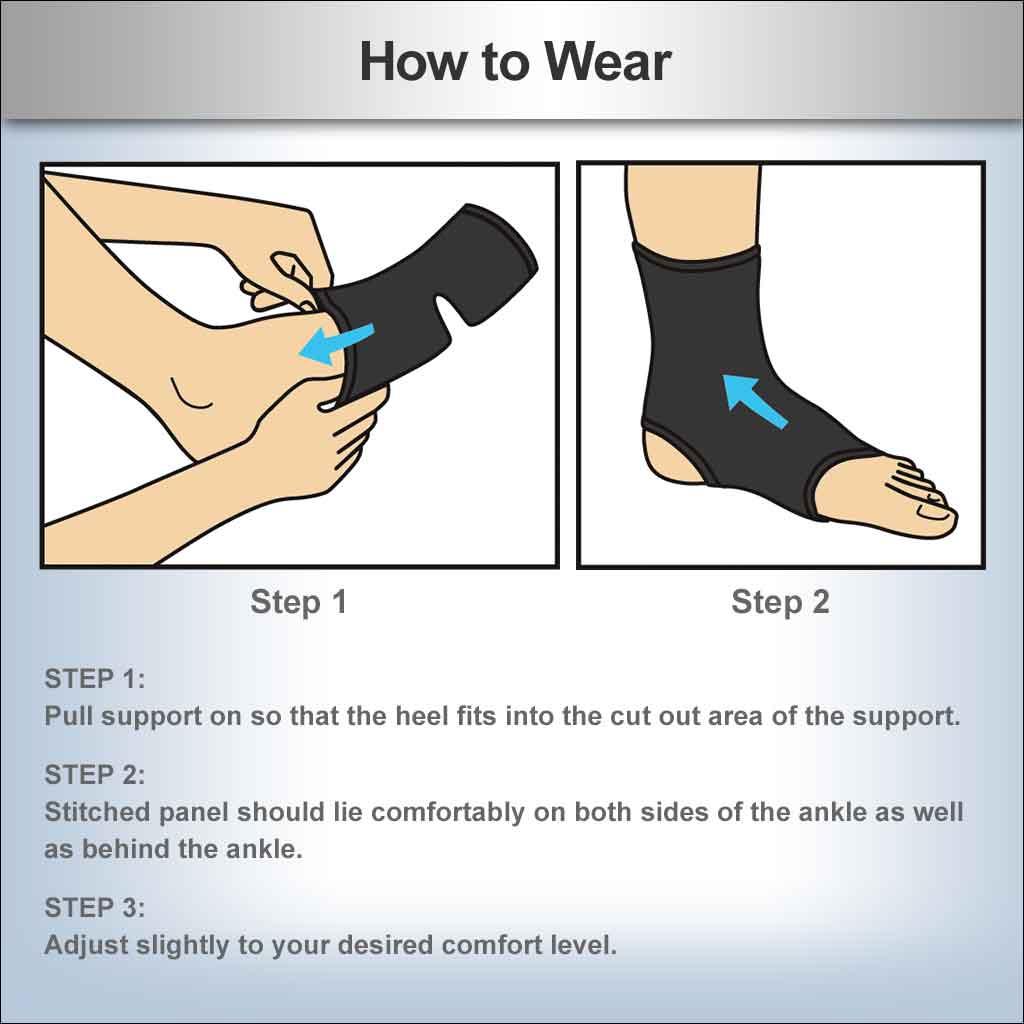 ACE ElastoPreene Ankle Support, Large/Extra Large Health