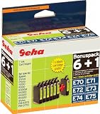 Geha Bonuspack 6+1 E70-E75 kompatibel mit Epson Hersteller Nr. T048640-T048140