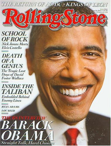 Rolling Stone October 30 2008 Barack Obama ((School of Rock, Death of a Genius, Inside the Taliban), Issue 1064)