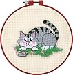 Dimensions Needlepoint, A Cat And A Mouse