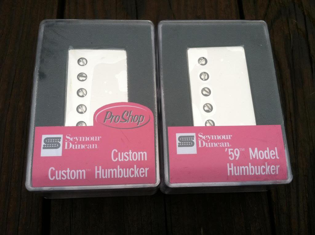 Amazon.com: Seymour Duncan SH-11 Custom Custom Bridge & SH-1 59 ...