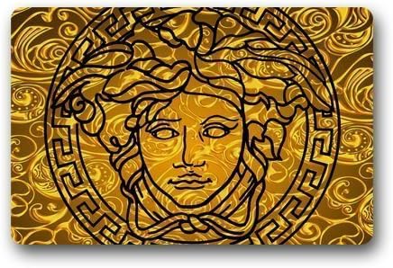 Love Girl Sweetshow Custom Versace Indoor/Outdoor Doormat Door Mat Decor Rug Doormats Non Slip Mats 23.6"(L) x 15.7"(W) 23.6"(L) x 15.7"(W)