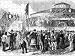 Photo Jigsaw 16x12 (40x30cm) Enlisting Irish and German emigrants on the Battery, New York, USA, 1864. by Heritage-Images