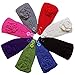 So Sydney Womens Teen Girl Toddler Knit Flower Head Wrap Ear Warmer Headband Pair