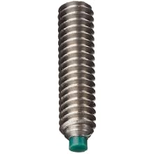 18-8 Stainless Steel Set Screw, Hex Socket Drive, Nylon Tip