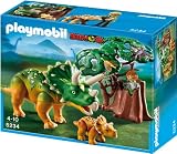 Playmobil - 5234 - Jeu de Construction - Tric&eacute;ratops et son Petit avec Arbre