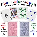 Copag 4-Color Poker Size Regular Index Playing Cards