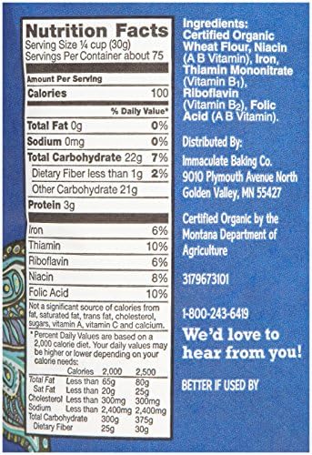 Immaculate Baking All Purpose Flour Immaculate All-Purpose Flour - Organic - 5 Lb