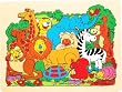 Safari Animals Puzzle, Raised Animals Puzzle