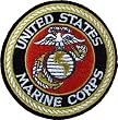 Deluxe US MARINE CORPS USMC Logo Sew On 3 Inch Patch