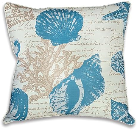 Vv Nova Cushion Covers Pillow Shells Coastal Life, Set of Two 20"x20"