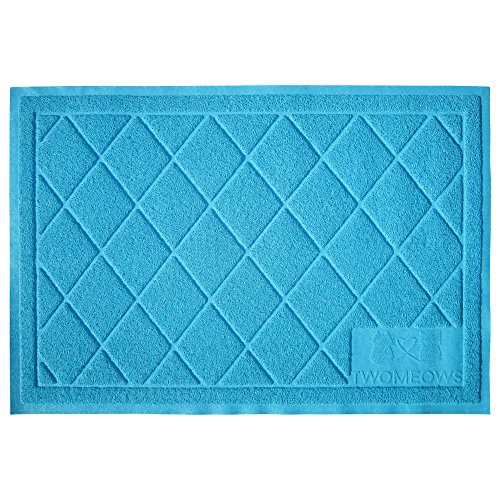 Two Meows Litter Mat / Extra Large / Aqua Blue