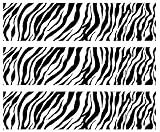 Safari Zebra Print Edible Cake Border Decoration Safari Zebra Print Edible Cake Border Decoration