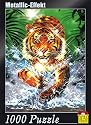 Spielspass Verlag 77458 - Tiger Metallic Effekt, 1000 Teile