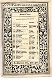 SATB Sheet Music: SWING ALONG! FOR FOUR-PART CHORUS (G. Schirmer's Secular Choruses, Quartets Suitable for Chorus, No. 6559)