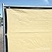 Fence4ever 6'x25' 3rd Gen Tan Beige Fence Privacy Screen Windscreen Shade Cover Mesh Fabric (Aluminum Grommets) Home, Court, or Construction
