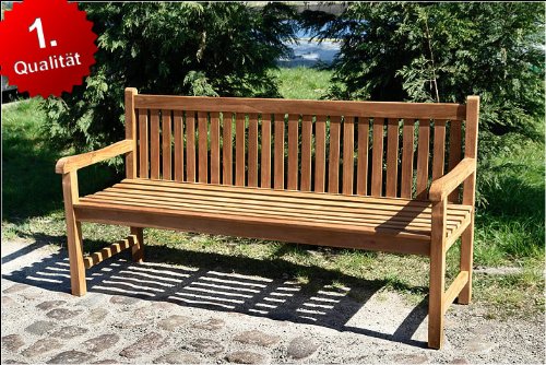 TEAK Holz Gartenbank 180cm, exklusive Holzbank, 1A Neuware Reviews