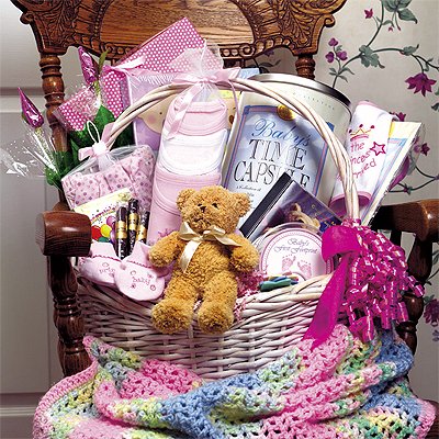 Baby Bountiful Deluxe Gift Basket-Boy-XXXXLarge by Top-Shelf Sweets n Gifts