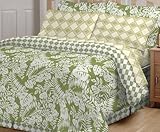 8Pcs Waverly Banana Leaf bed in a bag Bedding Set Full