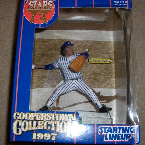 MLB Action Figure: 1997 Ferguson Jenkins MLB Cooperstown Collection Starting Lineup Figure-MLB Action Figure-MLB Figures-Major League Baseball Action Figures-Major League Baseball Figures-Baseball Action Figures