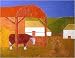 Farm Hereford (Canvas) by Jacky Walden. Art Poster Print: 20 inches width by 14 inches height. Image