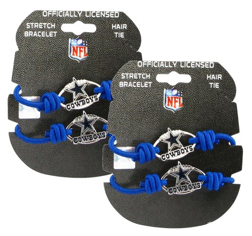 Dallas Cowboys - NFL Stretch Bracelets / Hair Ties (2-Pack)