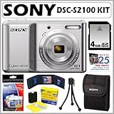 Sony DSCS2100 DSC-S2100 12.1MP Digital Camera with 3x Optical Zoom with Dig ....